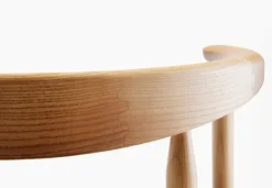 Nikari Linea RMT6 chair, oak stained ash - cognac leather