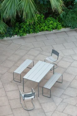 Nine Sine bench, grey