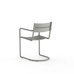 Nine Sine dining armchair, grey