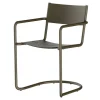Nine Sine dining armchair, dark green