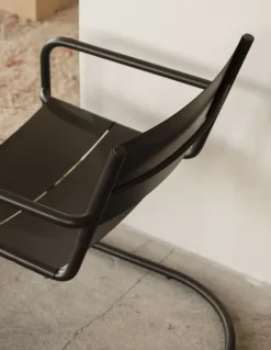 Nine Sine dining armchair, dark green