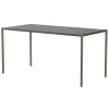 Nine Sine dining table, 151 x 75,5 cm, dark green