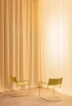 Nine Sine lounge chair, yellow