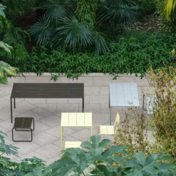 Nine Sine stool, yellow