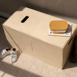 Nofred Cube Long storage box, birch