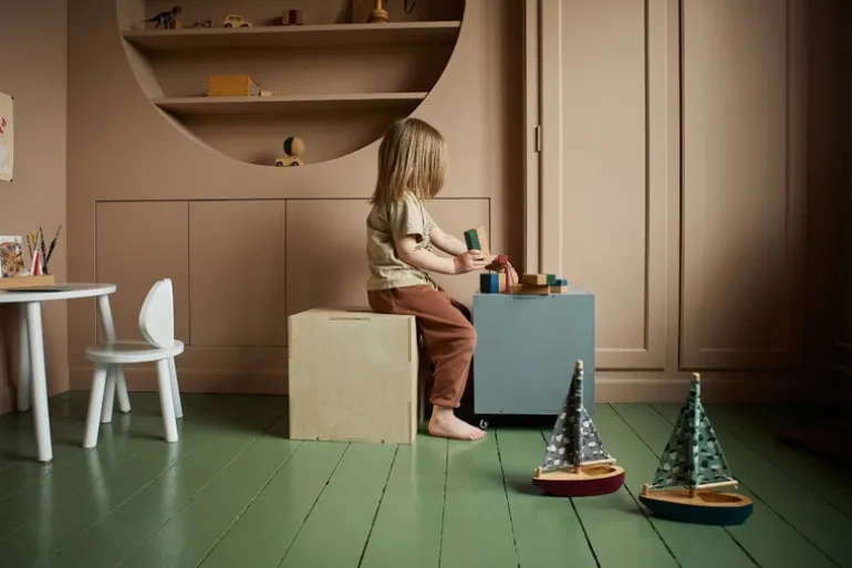 Nofred Cube storage box, birch