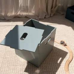 Nofred Cube storage box, olive green