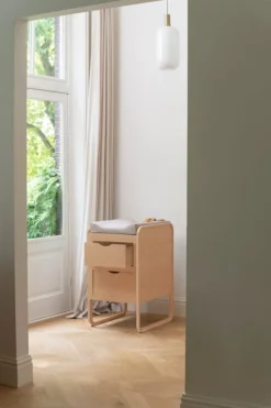 Nofred Form changing table, oak