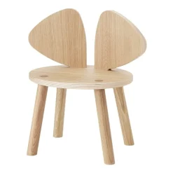 Nofred Mouse children's chair, lacquered oak