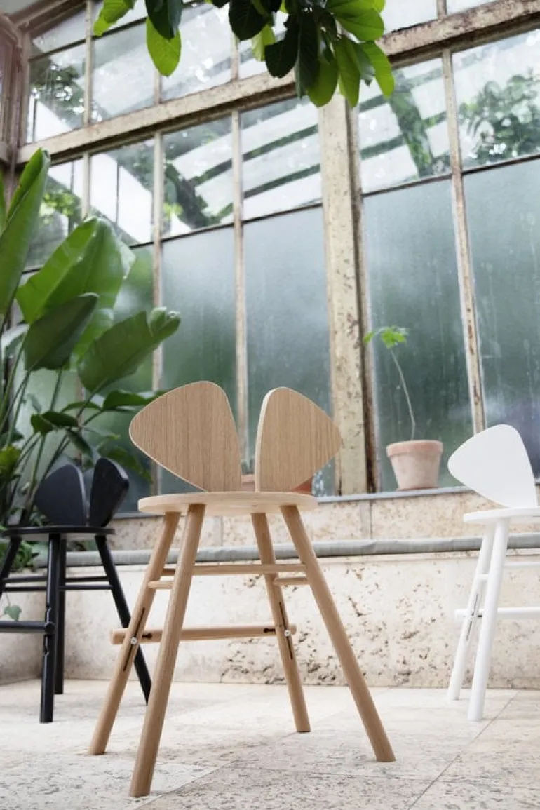 Nofred Mouse junior chair, lacquered oak