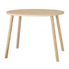 Nofred Mouse table, low, lacquered oak