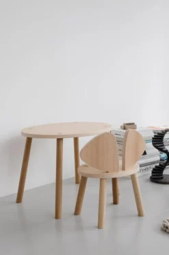 Nofred Mouse table, low, lacquered oak