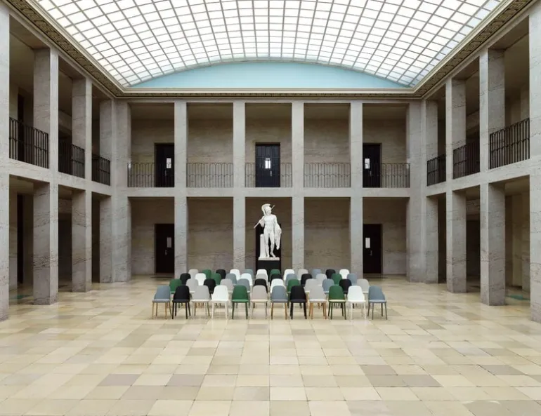 Normann Copenhagen Allez chair, black - moulded wicker