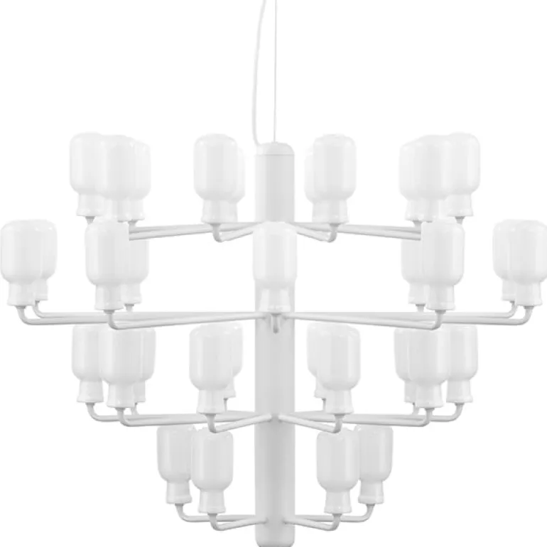 Normann Copenhagen Amp chandelier, large, white