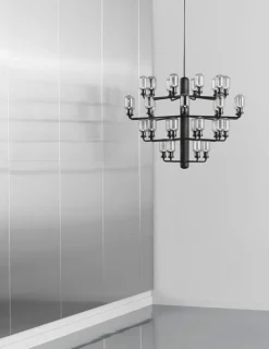 Normann Copenhagen Amp chandelier, large, smoke - black