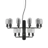 Normann Copenhagen Amp chandelier, small, smoke - black