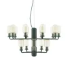 Normann Copenhagen Amp chandelier, small, gold - green