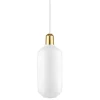 Normann Copenhagen Amp lamp, large, white - brass