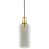 Normann Copenhagen Amp lamp, large, smoke - brass