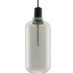Normann Copenhagen Amp pendant, large, smoke - black