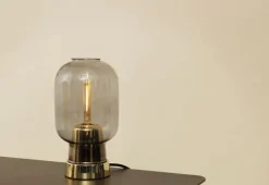 Normann Copenhagen Amp table lamp, smoke - brass