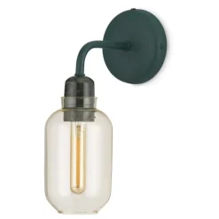 Normann Copenhagen Amp wall lamp, gold - green