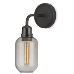 Normann Copenhagen Amp wall lamp, smoke - black