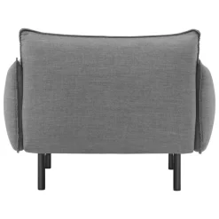 Normann Copenhagen Ark armchair, black steel - Canvas 134