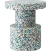 Normann Copenhagen Bit stool, white - multi