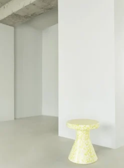 Normann Copenhagen Bit stool, cone, yellow