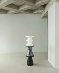 Normann Copenhagen Bit stool, cone, black - white