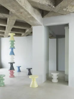 Normann Copenhagen Bit stool, stack, white