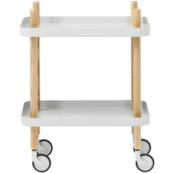Normann Copenhagen Block table trolley, light grey