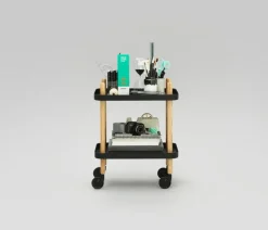 Normann Copenhagen Block table trolley, black