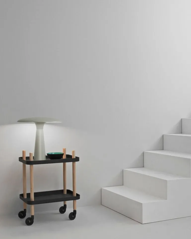 Normann Copenhagen Block table trolley, black