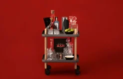 Normann Copenhagen Block table trolley, dark grey