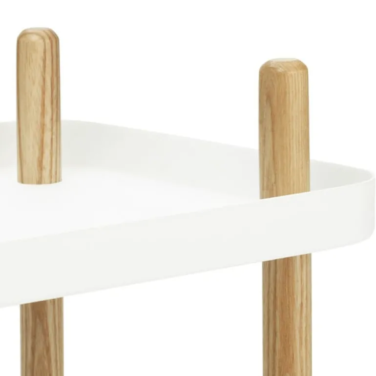 Normann Copenhagen Block table trolley, white