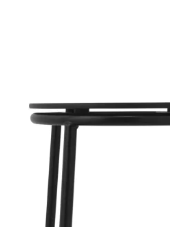 Normann Copenhagen Circa stool, black steel - black oak