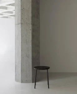 Normann Copenhagen Circa stool, black steel - black aluminium