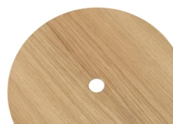 Normann Copenhagen Circa stool, black steel - oak