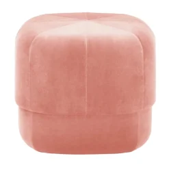 Normann Copenhagen Circus pouf, small, blush velour