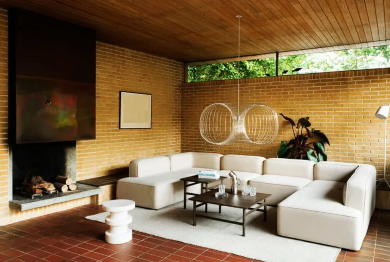 Normann Copenhagen Coil pendant, 110 cm, stainless steel