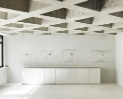 Normann Copenhagen Coil pendant, 90 cm, stainless steel