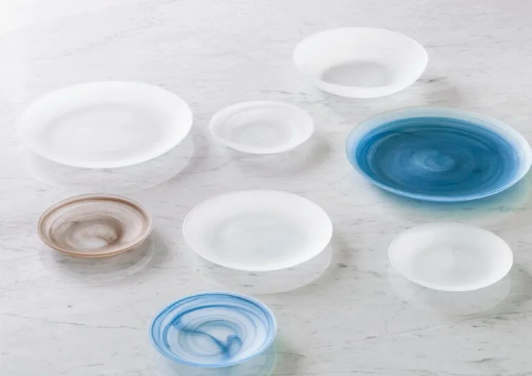 Normann Copenhagen Cosmic glass plate, 16 cm, white