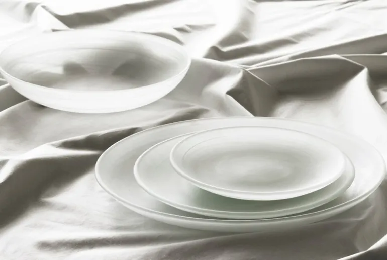 Normann Copenhagen Cosmic glass plate, 16 cm, white