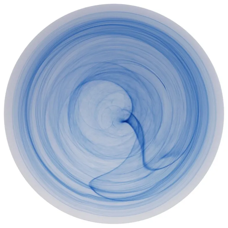 Normann Copenhagen Cosmic glass plate, 27 cm, blue