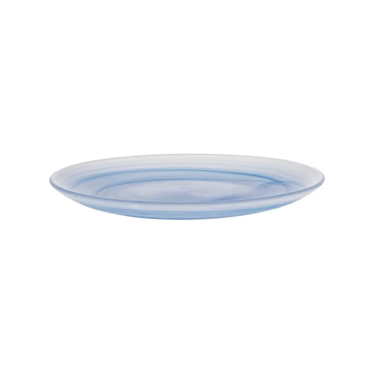 Normann Copenhagen Cosmic glass plate, 21 cm, blue