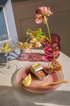 Normann Copenhagen Cosmic glass plate, 21 cm, brown