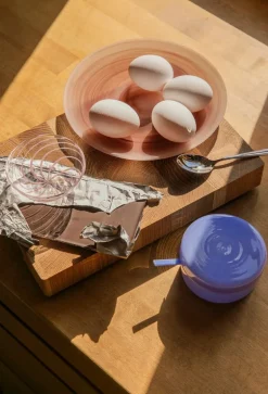 Normann Copenhagen Cosmic glass plate, 21 cm, brown