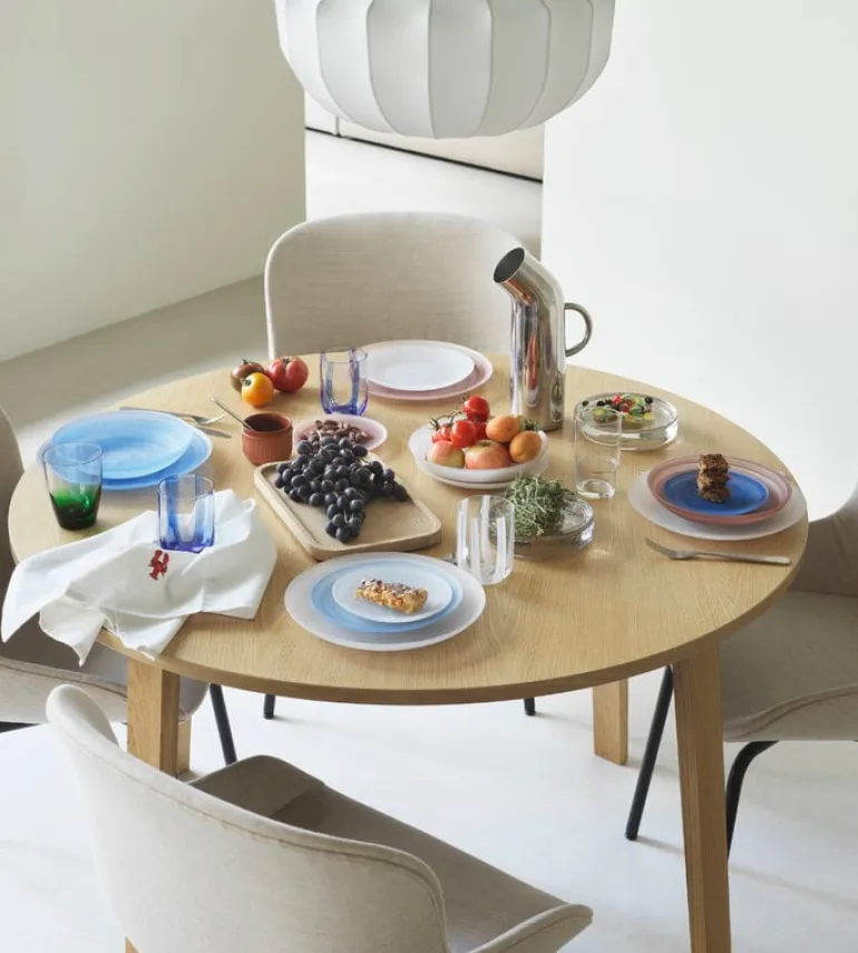 Normann Copenhagen Cosmic glass plate, 27 cm, brown